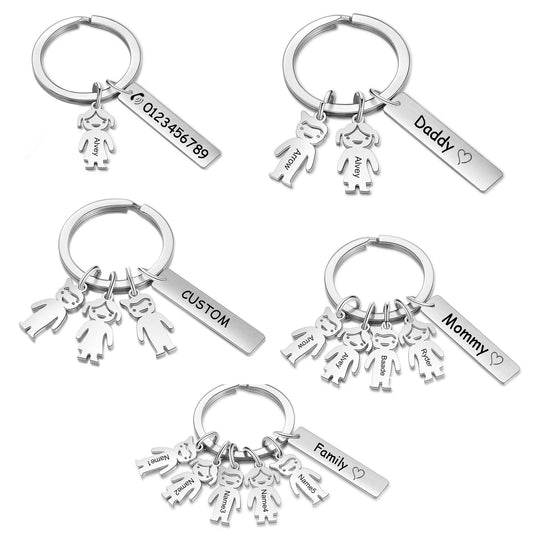 porte clé famille